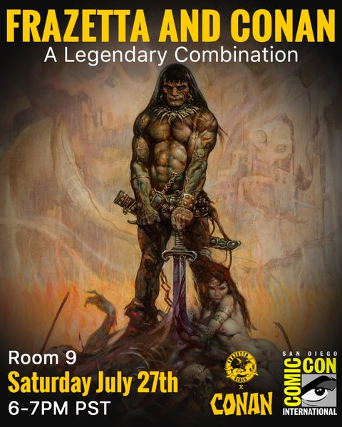 SDCC Here We Come! Frazetta and Conan: A Legendary Combination