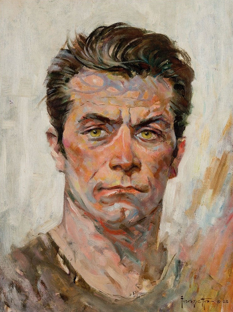 Frank Frazetta's Self Portrait | Frazetta Girls