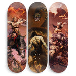 Frazetta x Conan Skateboard Deck Set (3)