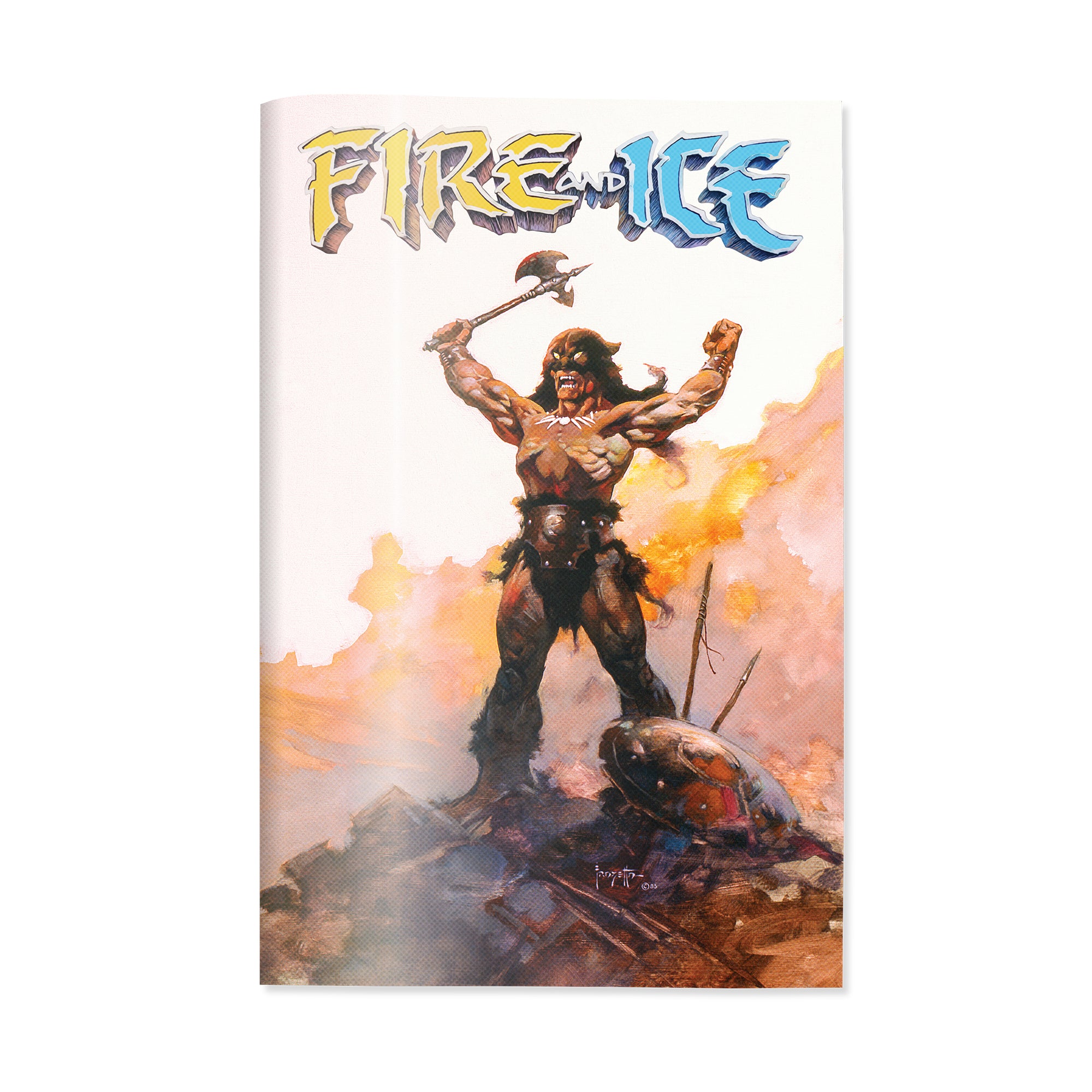 FIRE AND ICE #1 FRANK FRAZETTA (DARKWOLF) CARDSTOCK COVER (FG EXCLUSIV ...