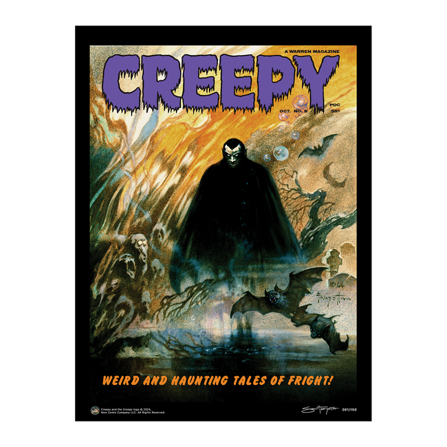 Frazetta x CREEPY #5 (Count Dracula) Limited Edition Giclée