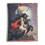 Moon Maid 100% Cotton Blanket Wall Tapestry