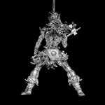 Frazetta Darkwolf 2024 Holiday Ornament (Antique Silver)