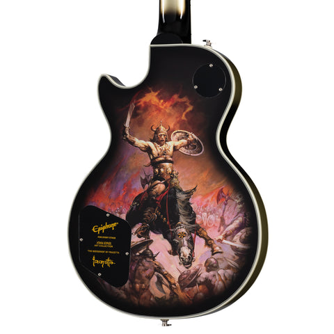 Signed Adam Jones Les Paul Custom Art Collection: Frazetta "The Berserker"