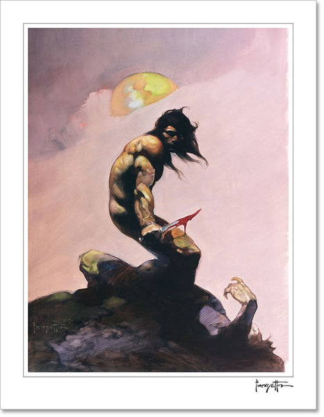 Frank Frazetta Tanar Of Pellucidar Print Frazetta Girls Llc Frazetta Girls 2995