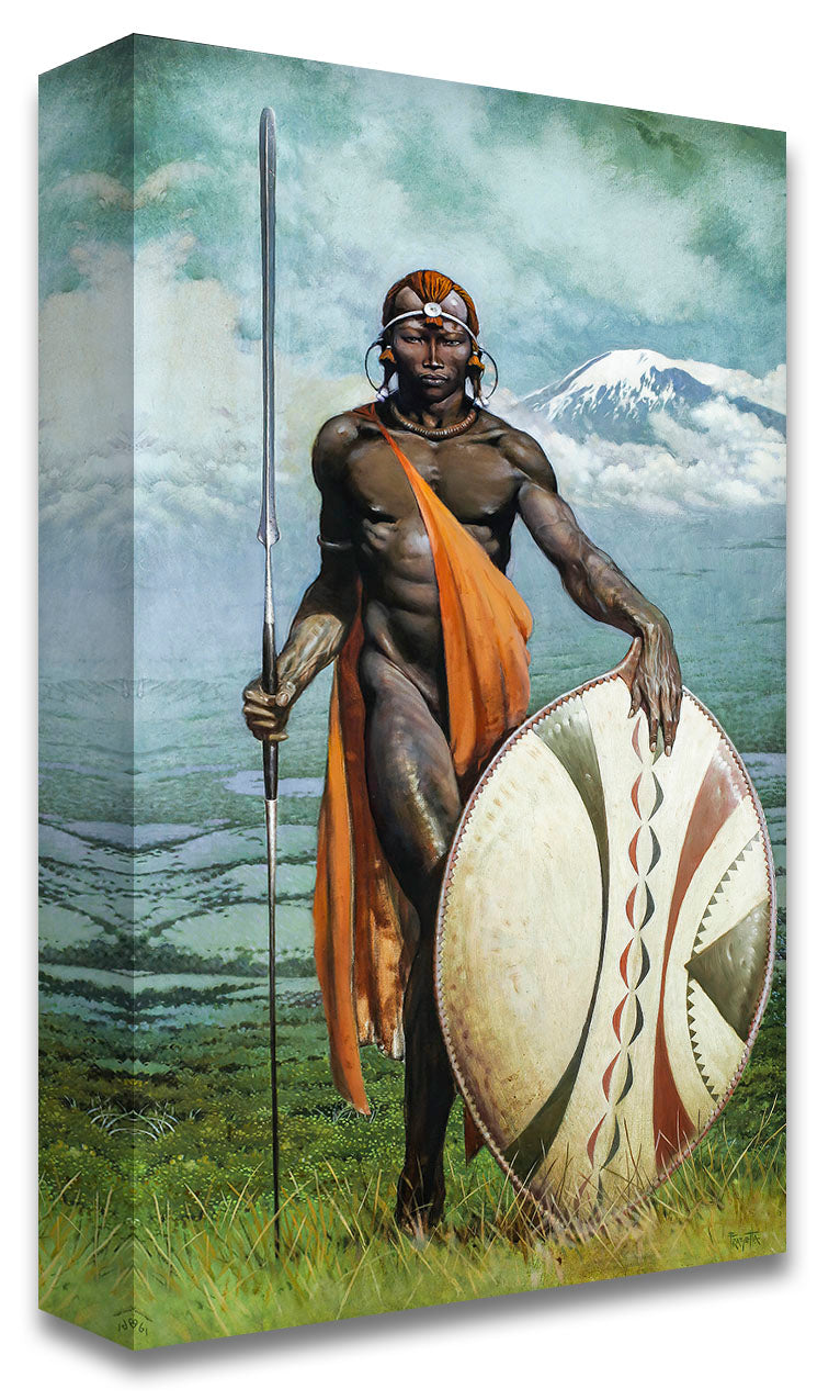 African Maasai female 7 Art Board Print for Sale by Rothnaric